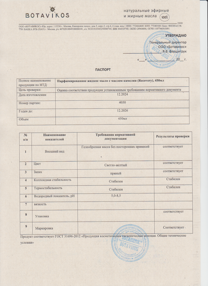 Паспорт №122024